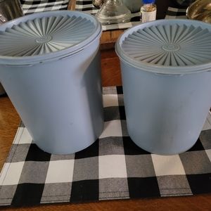 Tupperware canisters